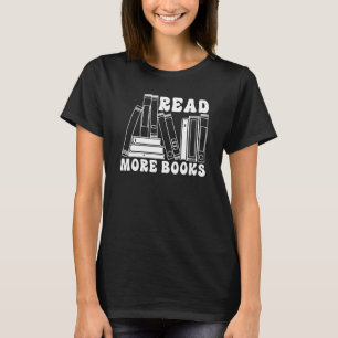 Camiseta Leia Mais Livros Bibliotecário Devorador de Livros