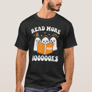 Camiseta Leia mais livros Ghost bonito Leia mais livros H