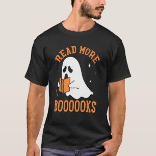Camiseta Leia mais livros Ghost bonito Leia mais livros H