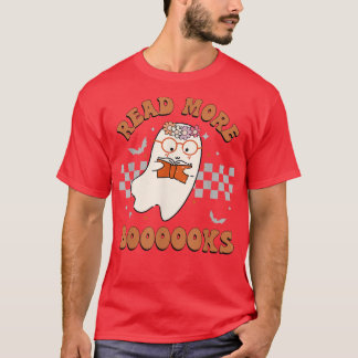 Camiseta Leia mais livros Ghost Fofo Leia mais livros H