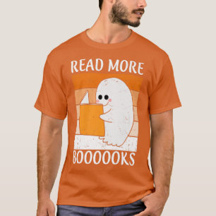 Camiseta Leia mais livros Ghost Fofo Leia mais livros H
