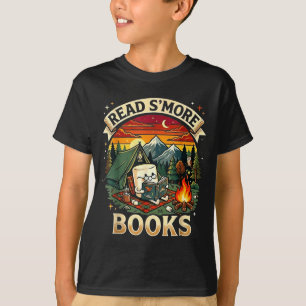 Camiseta Leia mais livros linda fogueira _ lendo livro