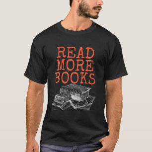 Camiseta Leia Mais Livros, Livro E Livros