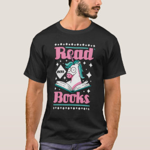 Camiseta Leia mais livros Unicorn Bookworm