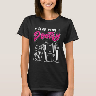 Camiseta Leia mais Poemas Poesia Poetas Livro Lírico 1