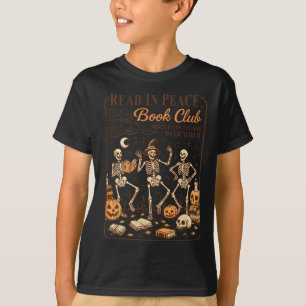 Camiseta Leia No Peace Book Club Spooky Readers Halloween O