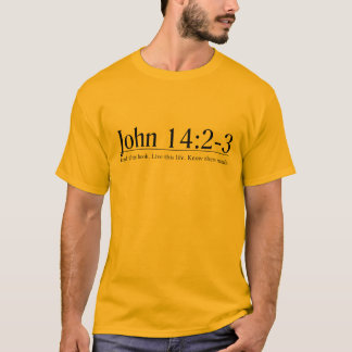 Camiseta Leia o 14:2 de John da bíblia - 3
