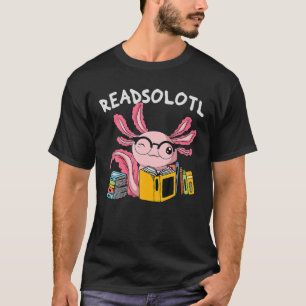 Camiseta Leia o livro Axolotl Engraçado Leitura de Peixe Bo