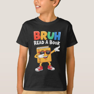 Camiseta Leia O Livro BRUH Funny Dabbing Book Professora St