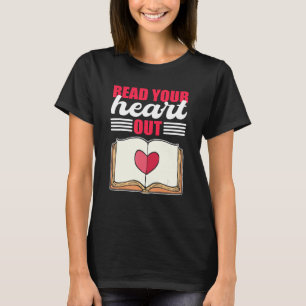 Camiseta Leia o Livro da Biblioteca de Bibliotecas do Heart
