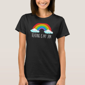 Camiseta Leia O Professor Rainbow Leopard Lendo É Meu Emper