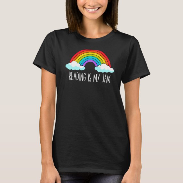 Camiseta Leia O Professor Rainbow Leopard Lendo É Meu Emper (Frente)