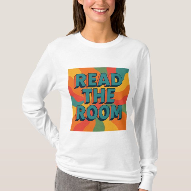 Camiseta Leia O Retro Da Sala (Frente)