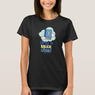 Camiseta Leia-o todos os dias com suporte à literatura bíbl