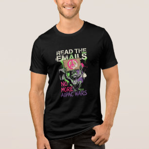 Camiseta Leia os E-mails de Epstein Anti Guerra Irã Paz