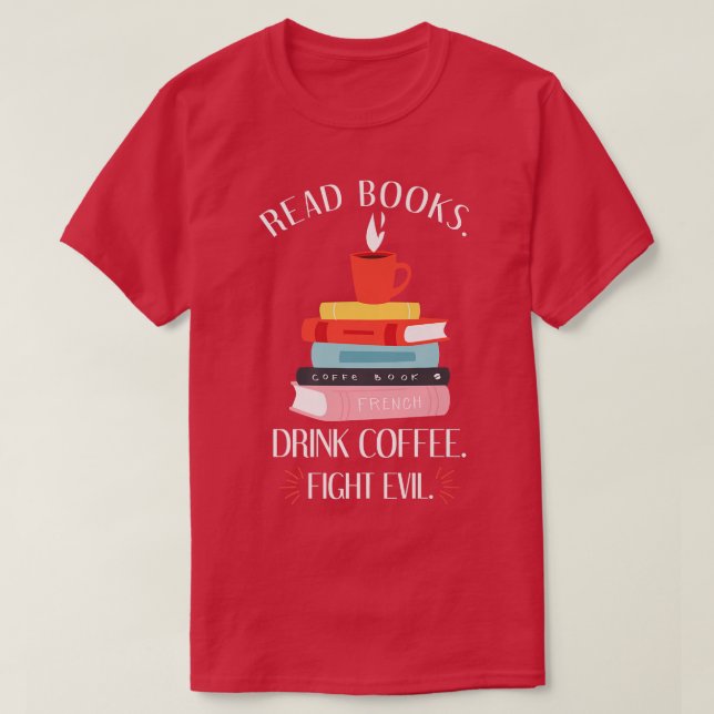 Camiseta Leia os livros (Frente do Design)