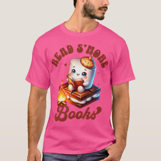 Camiseta Leia Os Livros Acampando Ao Ar Livre Lo Livro De L