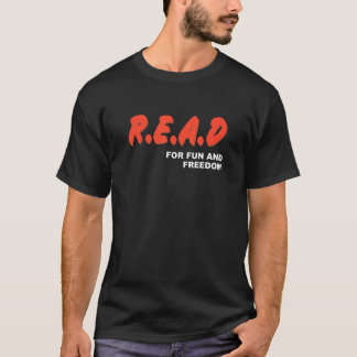 Camiseta Leia Para O Livro De Diversão E Liberdade Constant