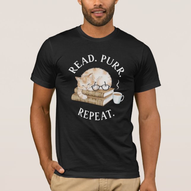 Camiseta Leia. Purr. Repita. (Frente)
