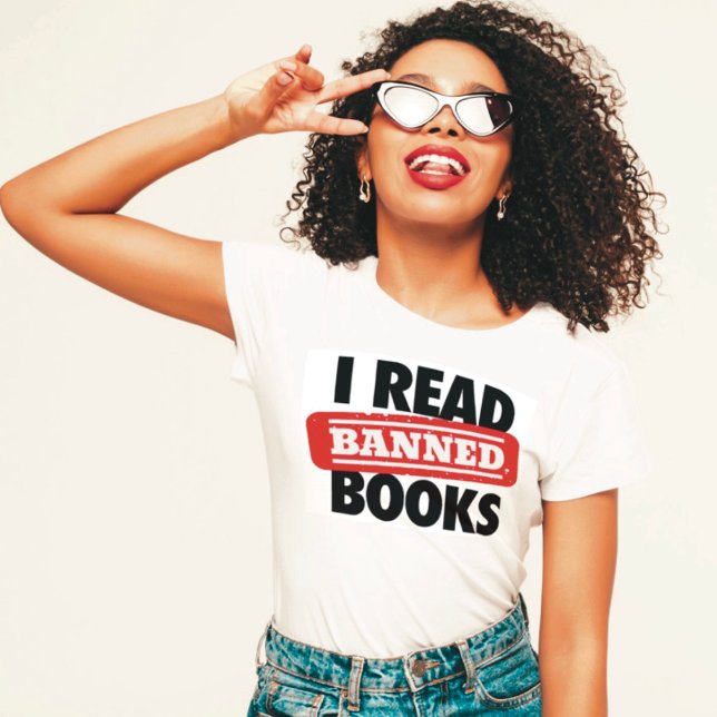 Camiseta Leia "T-Shirt" de Livros Banidos (Criador carregado)