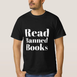 Camiseta Leia "T-Shirt" de Livros Banidos - Suporte à expre