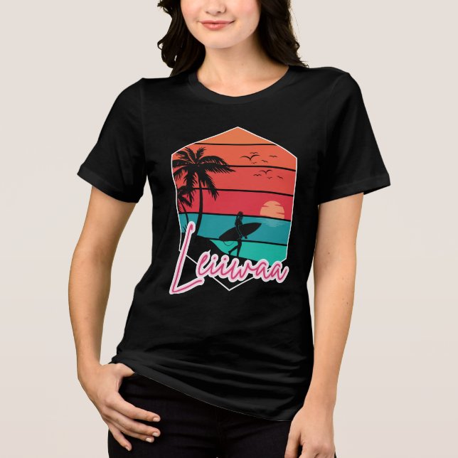 Camiseta LEIIWAA – Garota da Ilha  (Frente)
