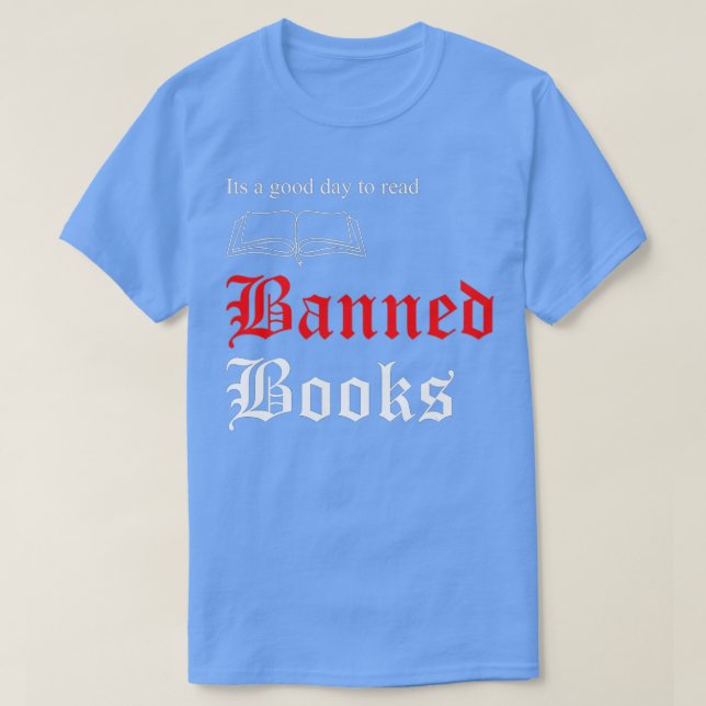 Camiseta Leio Livros Banidos, Leitores Engraçados Mulheres (Frente do Design)