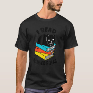 Camiseta Leio Livros Banidos Leitores Negros De Gatos Negro