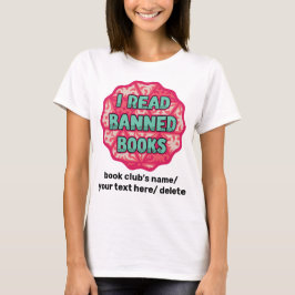 Camiseta Leio Livros Banidos - Retro Vintage Book Lover