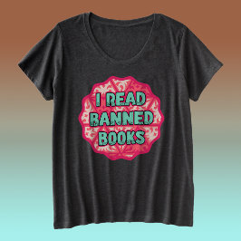 Camiseta Leio Livros Banidos - Retro Vintage Book Lover