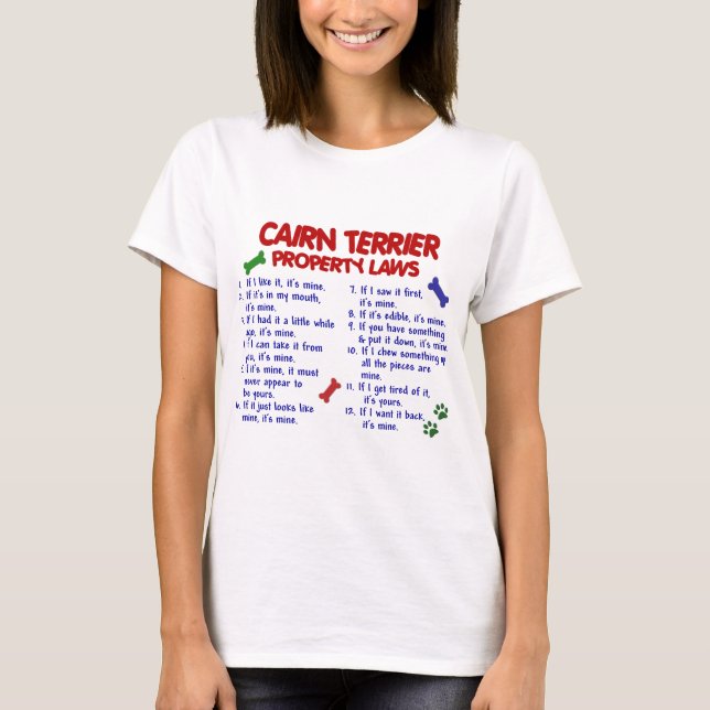 Camiseta Leis 2 da propriedade de TERRIER de MONTE DE (Frente)
