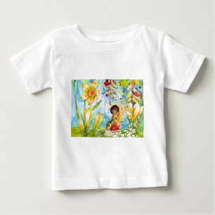 Camiseta Leite com ilustração de aquarela