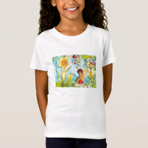 Camiseta Leite com ilustração de aquarela
