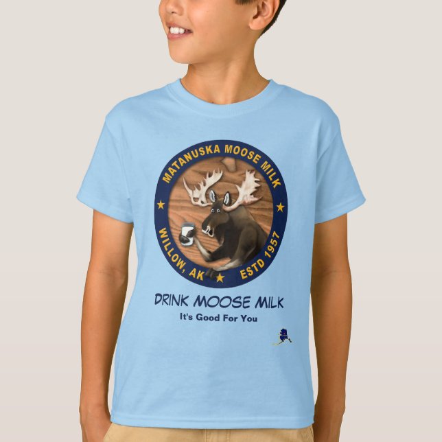 Camiseta Leite de Alce Matanuska (Frente)