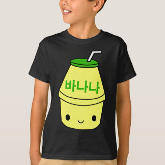 Camiseta Leite de Banana Coreano Kpop Japão Harajuku Kawai