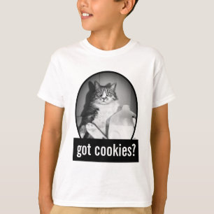 Camiseta Leite De Bebendo De Gato De Jug