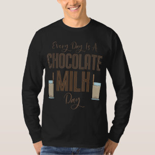 Camiseta Leite de Chocolate Amantes de presentes Meninas Ra