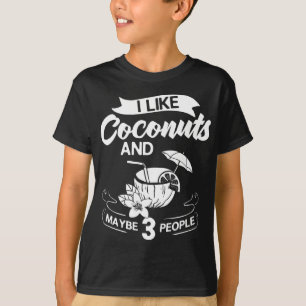Camiseta Leite De Coco Óleo De Água Fruta De Palma