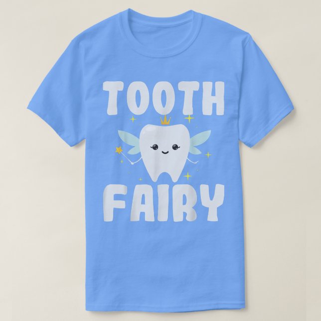 Camiseta Leite de fada de dente de dente de sola dentes de  (Frente do Design)