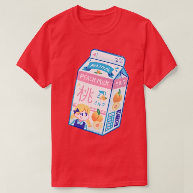 Camiseta Leite De Pêssego (Frente do Design)