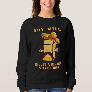 CAMISETA LEITE DE SOJA É APENAS UM LEITE ESPANHOL REGULAR