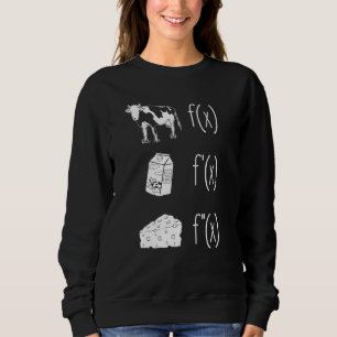 Camiseta Leite De Vaca Fórmula De Queijo Engraçado Professo