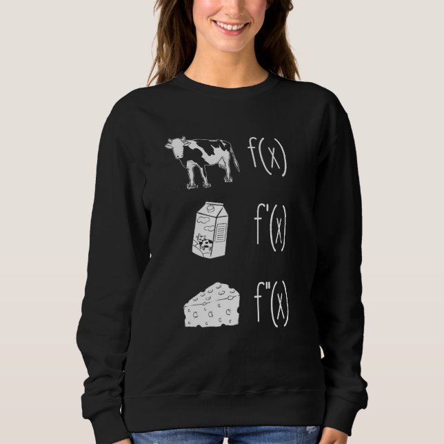 Camiseta Leite De Vaca Fórmula De Queijo Engraçado Professo (Frente)