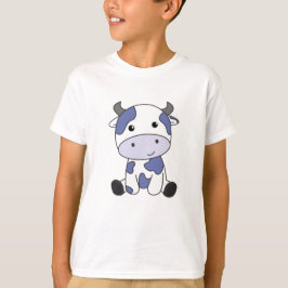 Camiseta Leite de Vaca Kawaii - Blueberry japonesa