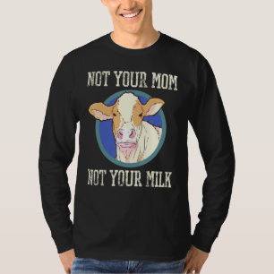 Camiseta Leite de Vaca Vegetariano Vegano