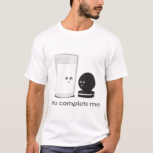 Camiseta Leite e biscoitos (Frente)