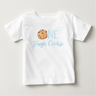 Camiseta Leite e Biscoitos Um Biscoito Duro 1º Aniversário