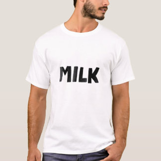 Camiseta LEITE e Casais de cookies que combinam com o Hallo