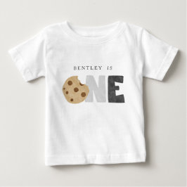 Camiseta Leite e Cookies Primeiro Aniversário