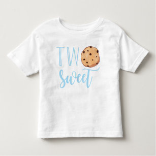 Camiseta Leite e Cookies segundo aniversário dois doce
